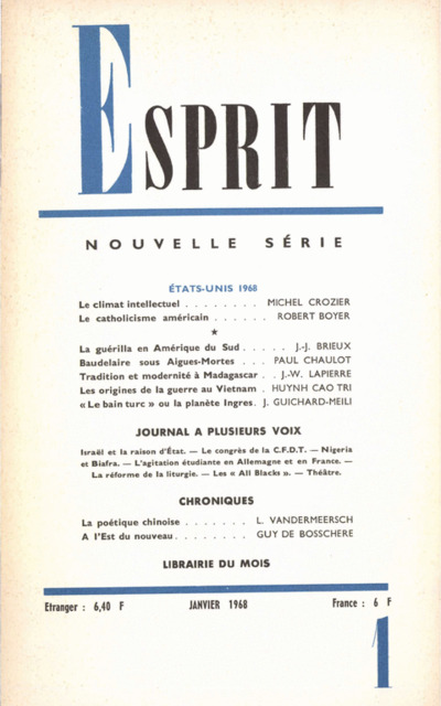 ETATS-UNIS 1968