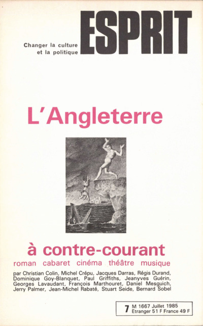 L’ANGLETERRE A CONTRE-COURANT