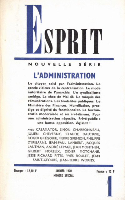 L’ADMINISTRATION