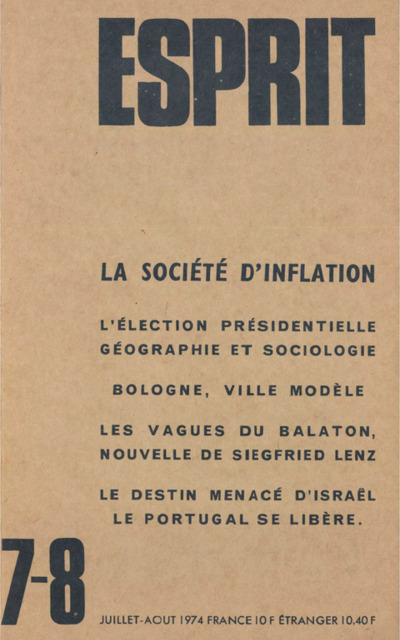 LA SOCIETE D’INFLATION