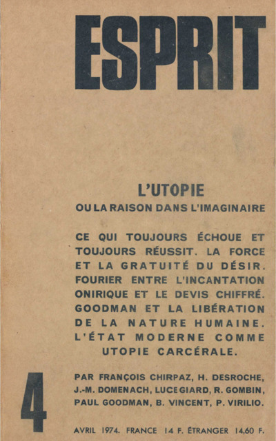 L’UTOPIE OU LA RAISON DANS L’IMAGINAIRE