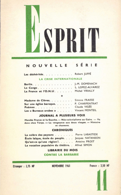LA CRISE INTERNATIONALE