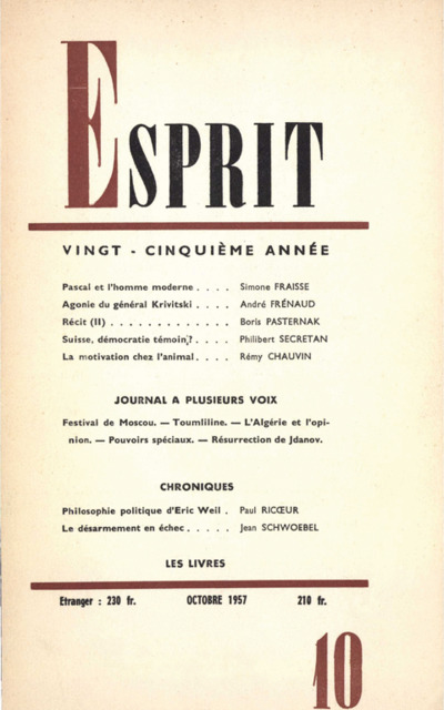 octobre 1957