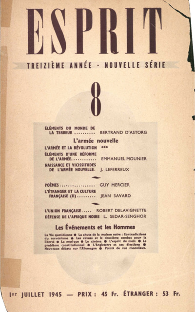 L’ARMEE NOUVELLE