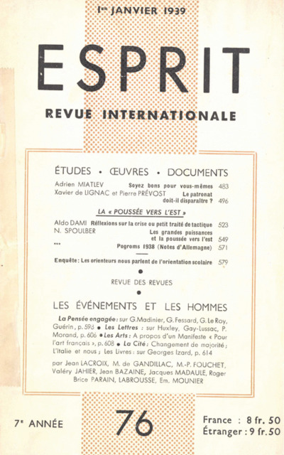 janvier 1939