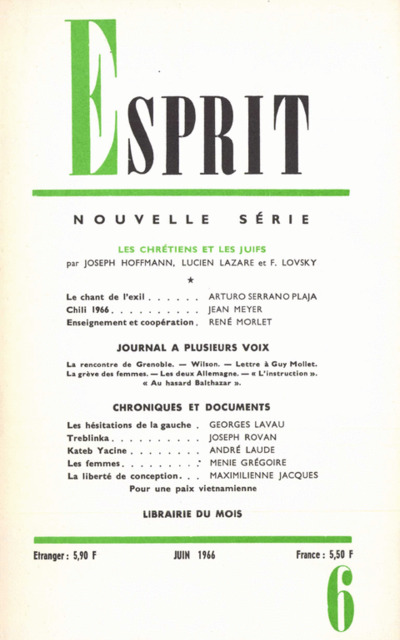 LES CHRETIENS ET LES JUIFS
