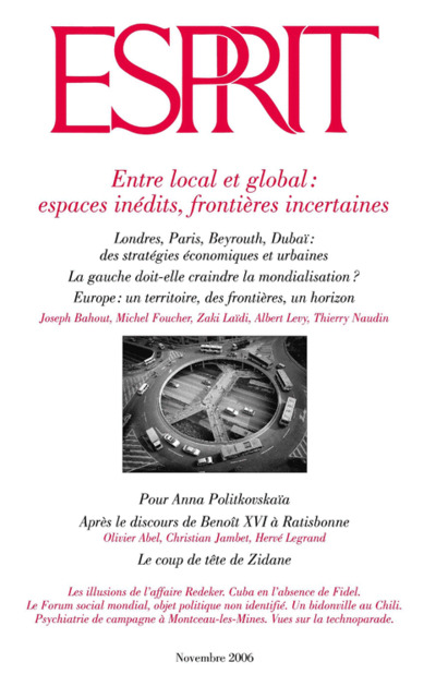 Entre local et global: espaces inédits, frontières incertaines