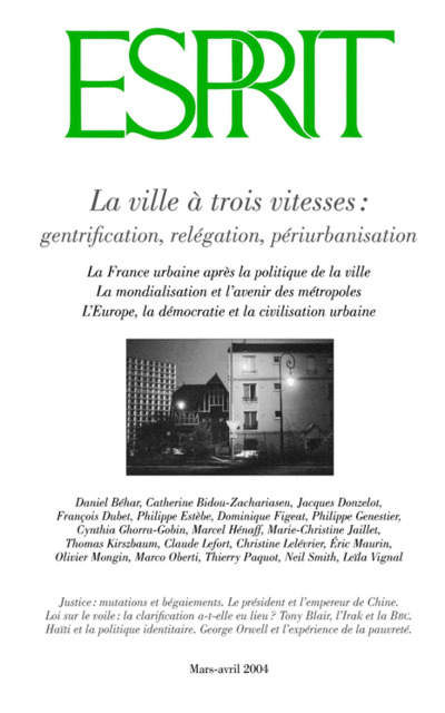 La ville à trois vitesses