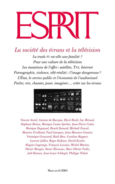 La société des écrans et la télévision