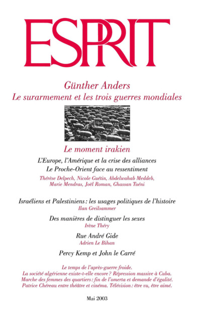 Günther Anders - Le surarmement et les trois guerres mondiales