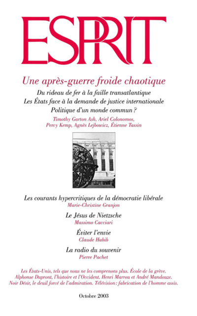 Une après-guerre froide chaotique