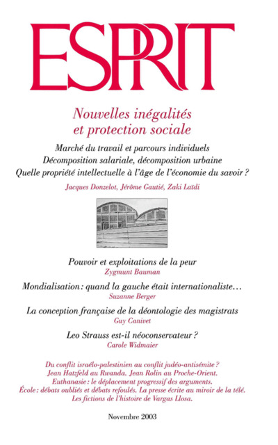 Nouvelles inégalités et protection sociale