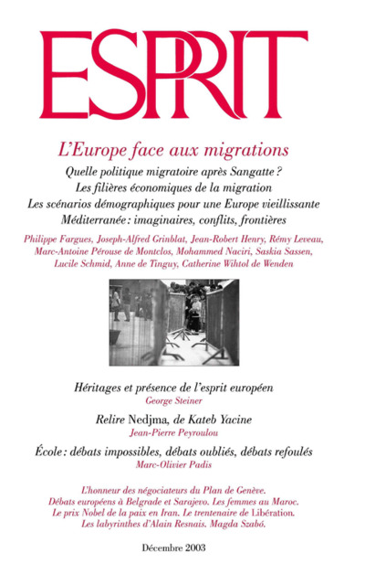 L’Europe face aux migrations
