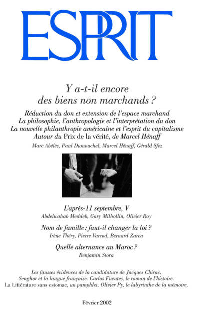 Y a-t-il encore des biens non marchands ?
