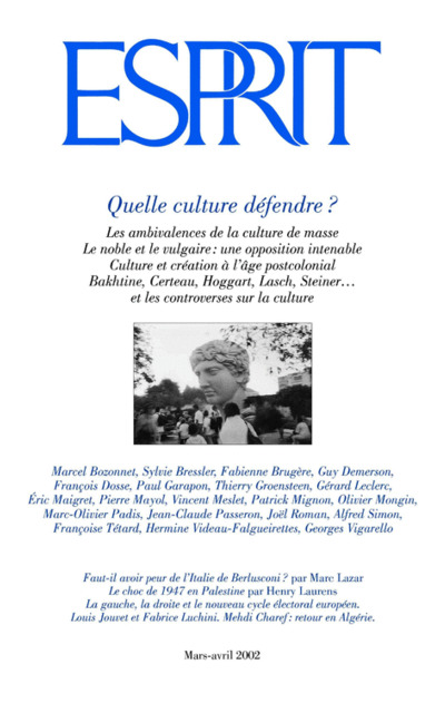 Quelle culture défendre ?