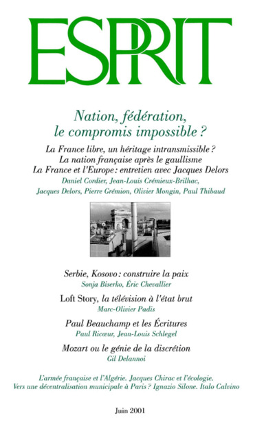 Nation, fédération, le compromis impossible ?