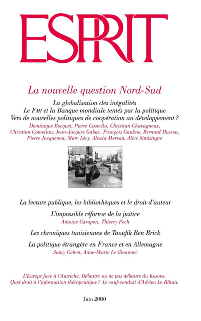 La nouvelle question Nord-Sud