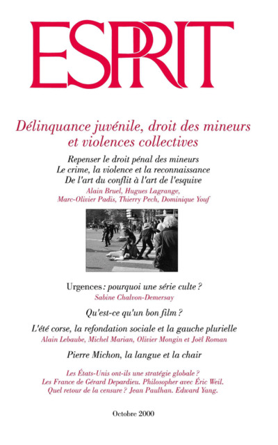 Délinquance juvénile, droit des mineurs et violences