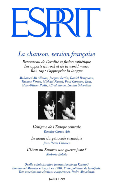 La chanson, version française