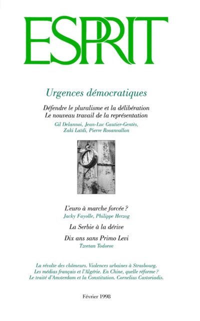Urgences démocratiques