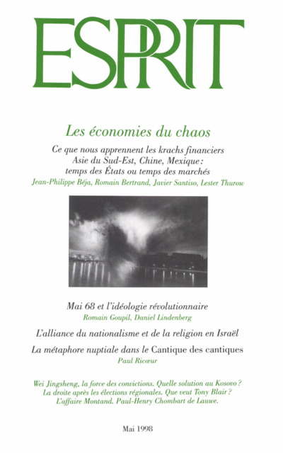 Les économies du chaos