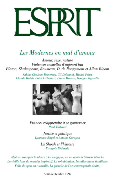 Les Modernes en mal d’amour