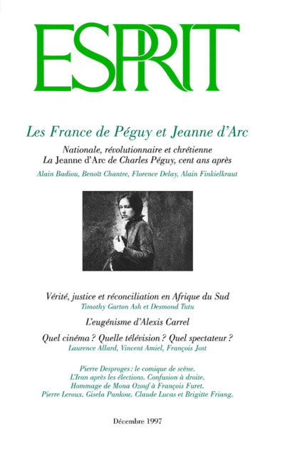 Les France de Péguy et Jeanne d’Arc