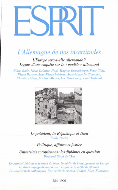 L’Allemagne de nos incertitudes