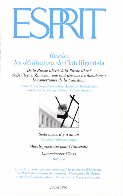 Russie : les désillusions de l’intelligentsia