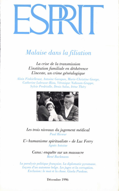 Malaise dans la filiation