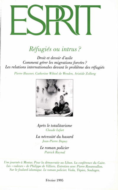 Réfugiés ou intrus ?