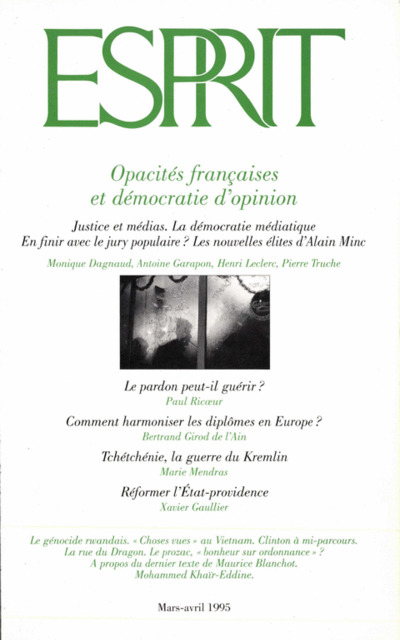 Opacités françaises et démocratie d’opinion