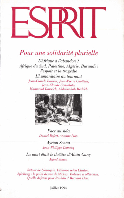 Pour une solidarité plurielle