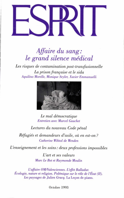 Affaire du sang : le grand silence médical