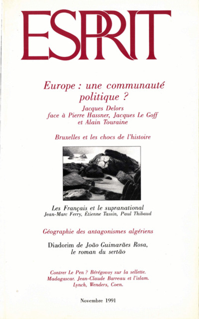Europe : une communauté politique ?
