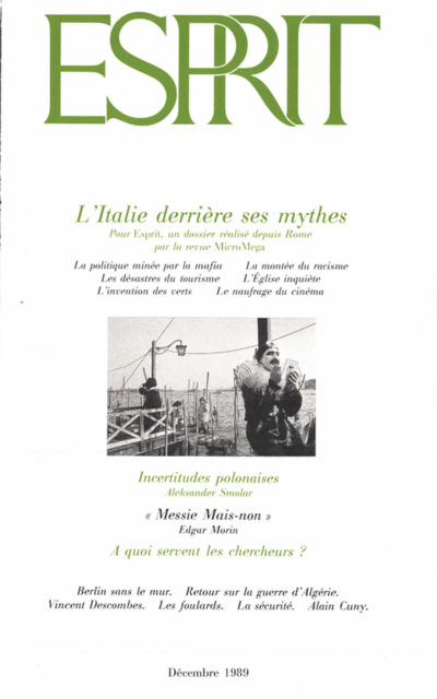 L’Italie derrière ses mythes