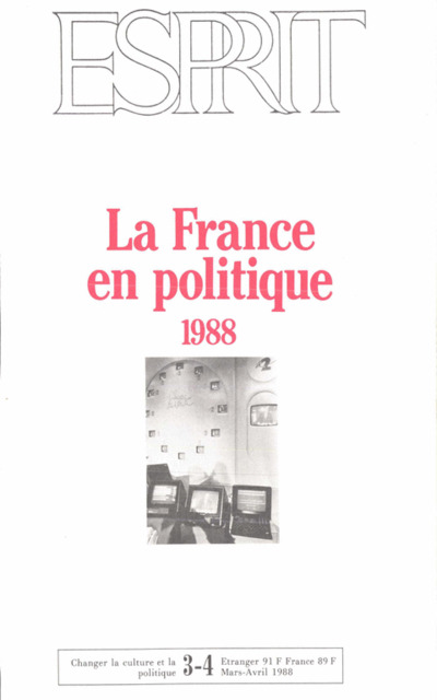 La France en politique, 1988