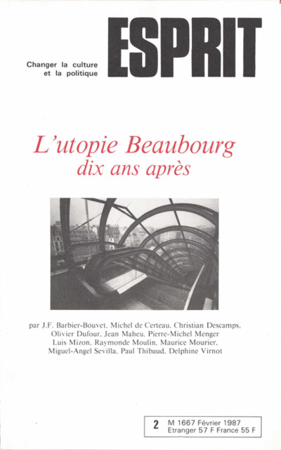 L’utopie Beaubourg dix ans après