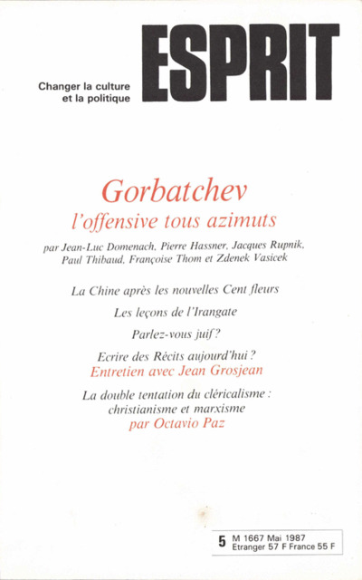 Gorbatchev: l’offensive tous azimuts
