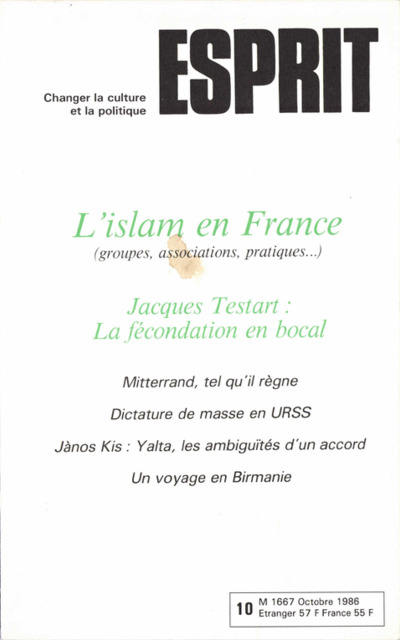 L’ISLAM EN FRANCE
