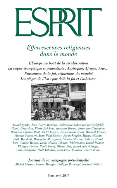 Effervescences religieuses dans le monde