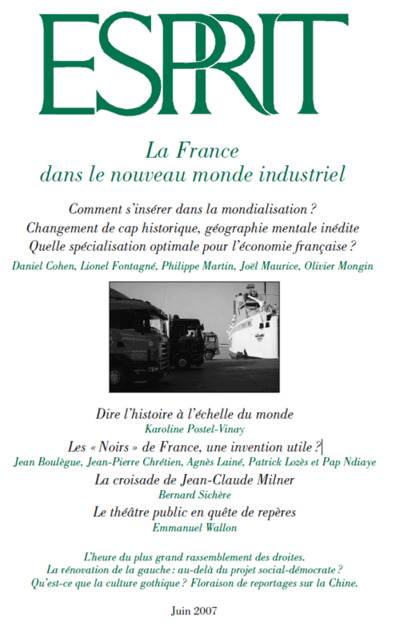 La France dans le nouveau monde industriel
