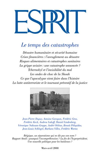 Le temps des catastrophes