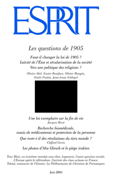 Les questions de 1905