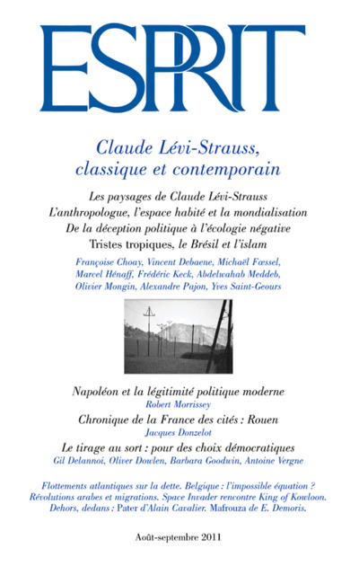Claude Lévi-Strauss, classique et contemporain