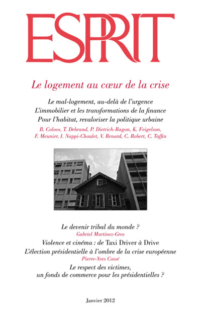 Le logement au cœur de la crise
