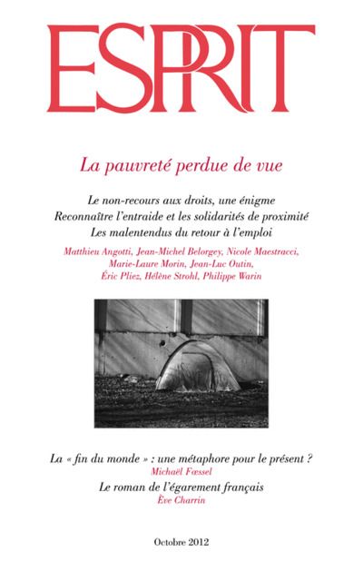 La pauvreté perdue de vue