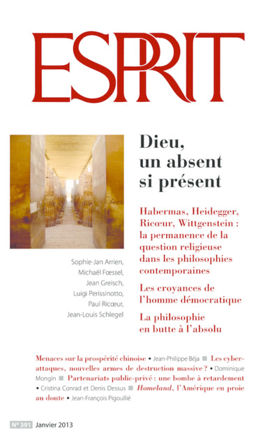 Dieu, un absent si présent