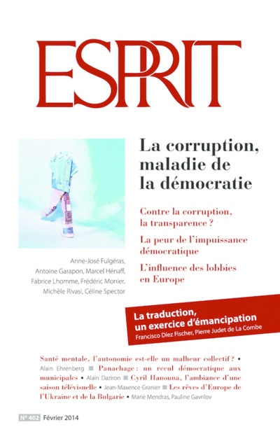 La corruption, maladie de la démocratie