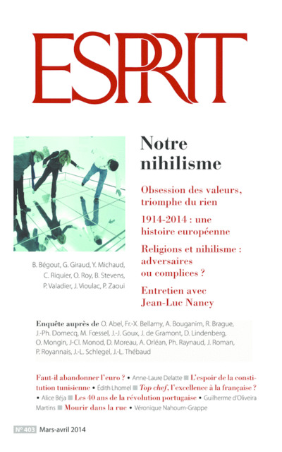 Notre nihilisme
